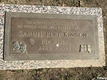 Kinison grave marker.