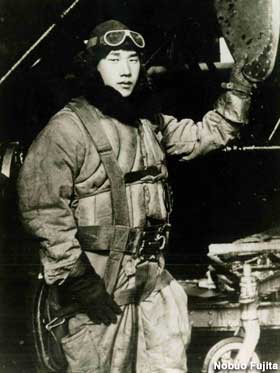 Nobuo Fujita, warrant officer in the Japanese Imperial Navy.