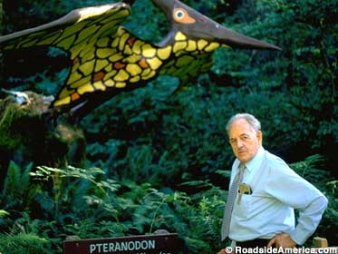 E.V. Nelson at Prehistoric Gardens (1985).