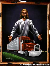 Jesus and the 18-wheeler.