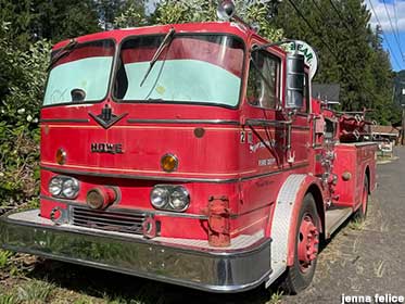 Old fire truck.