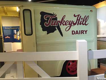 Turkey Hill Dairy truck.