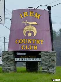 Irem Country Club shriner's fez.