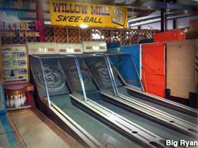 Skee-Ball at the Sled Works.