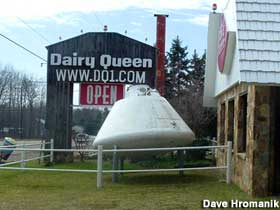 Dairy Queen Apollo capsule.
