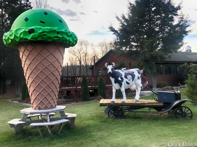Cone and Cow.