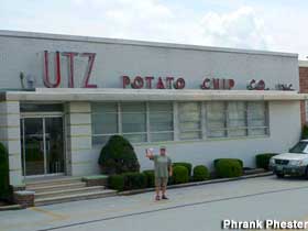 Utz Potato Chips factory.