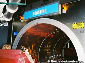 Roasting tunnel.