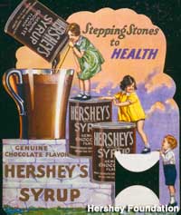 Hershey Syrup ad.