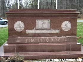 Grave of Jim Thorpe.