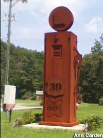 Gas Pump sculpture.