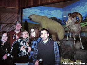 Assorted mammals at Joe's Bar.