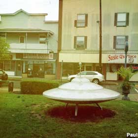 Town flying saucer.