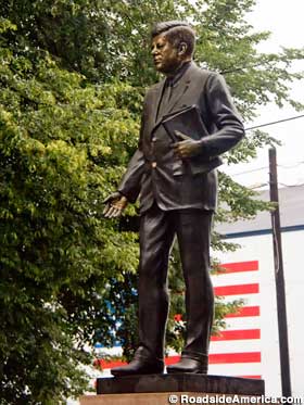 JFK statue.