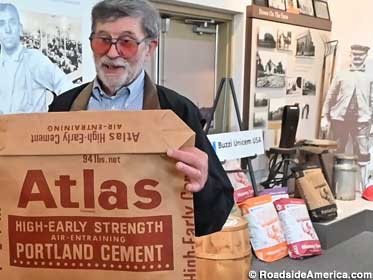 Paper, cloth, barrels: Ed explains the chronology of cement packaging.