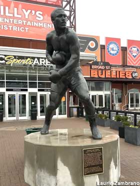Joe Frazier Statue.