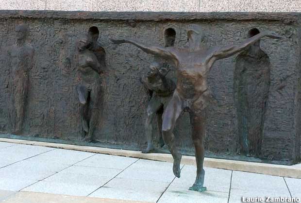 Freedom sculpture.