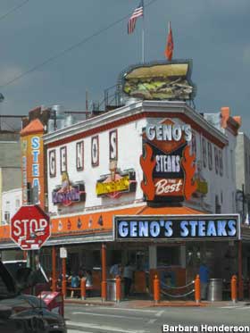 Geno's Steaks.