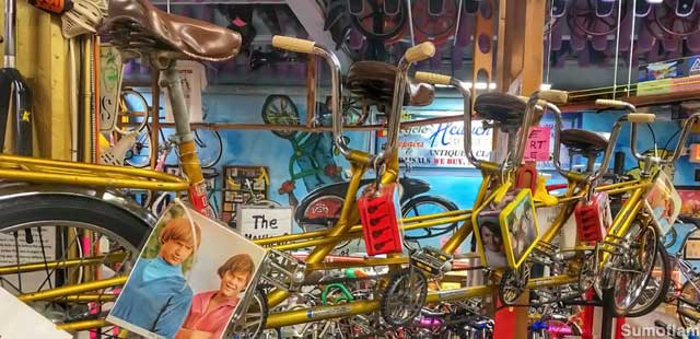 Monkees bicycle.