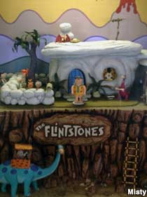 The Flintstones diorama.