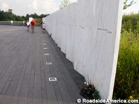 Memorial Wall of Names.