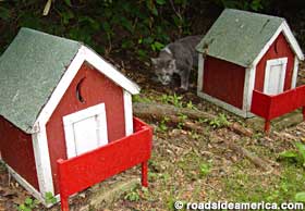 Tiny World Outhouses.