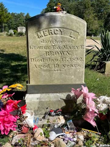 Grave of Mercy Brown.