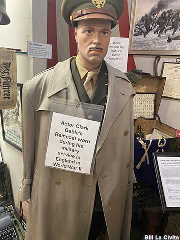 Clark Gable's raincoat.