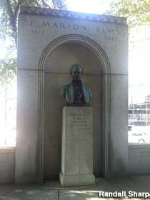 J. Marion Simms monument.