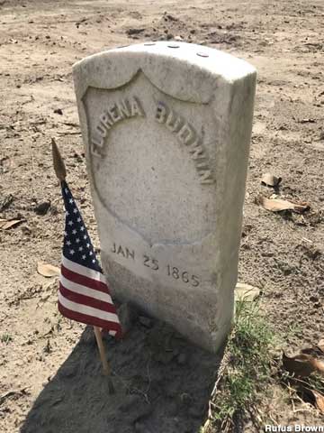 Grave of Florina Budwin.