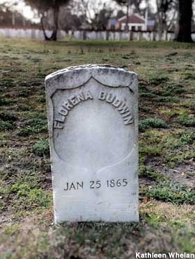 Florena Budwin grave.