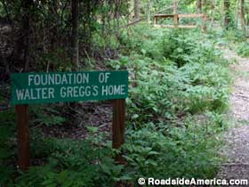 Foundation of Walter Gregg's Home.