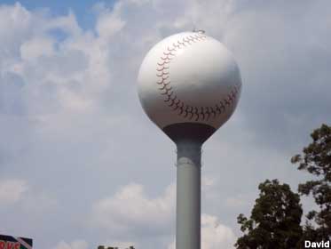 Baseball Water Tower.