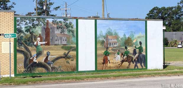 Swamp Fox murals.