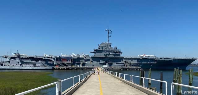 USS Yorktown aircraft carrier.