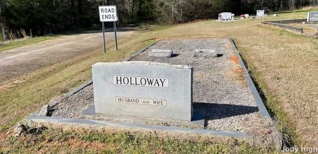 Lonnie Holloway is buried in his car.