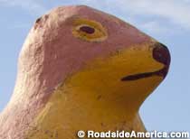 Prairie Dog statue.
