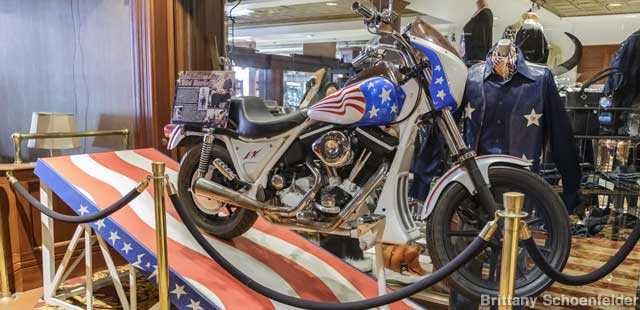 Evel Knievel's motorcycle.