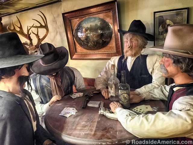 Will Bill's poker hand of death has been recreated ad infinitum in Deadwood attractions.