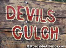 Devil's Gulch: Jesse James Jumped Here