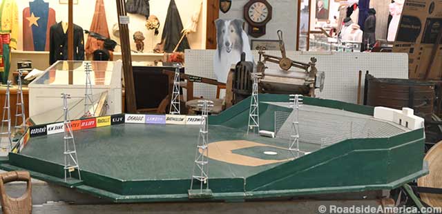 Fold-up model of Memorial Ballpark was hauled around, inspiring fans to fund its construction.