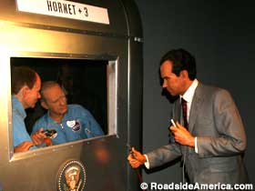 President Nixon and Apollo 11 astronauts.