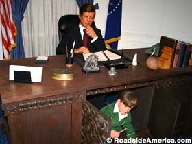 JFK and his magical desk.