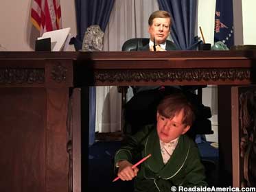 JFK and his magical desk.