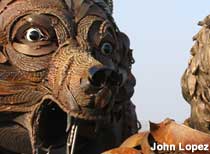 Hugh Glass Bear Battle Sculpture