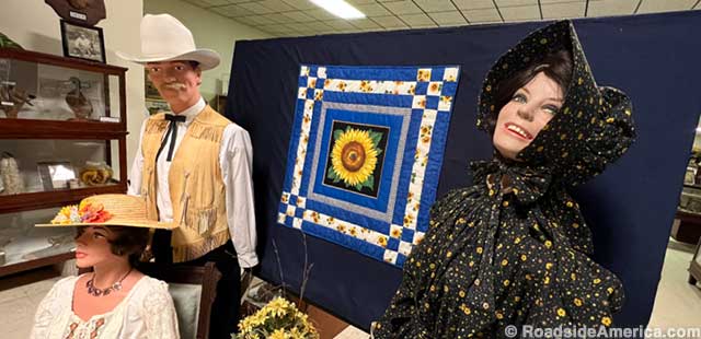 Amiable mannequins and wax dummies bring prairie history to life.