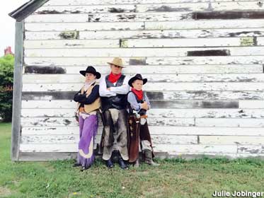 Cowboy costumes.