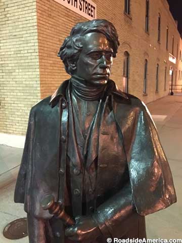 Franklin Pierce Statue.