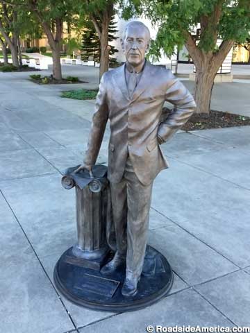Woodrow Wilson statue.