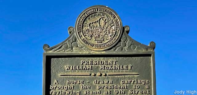 President McKinley historical marker.